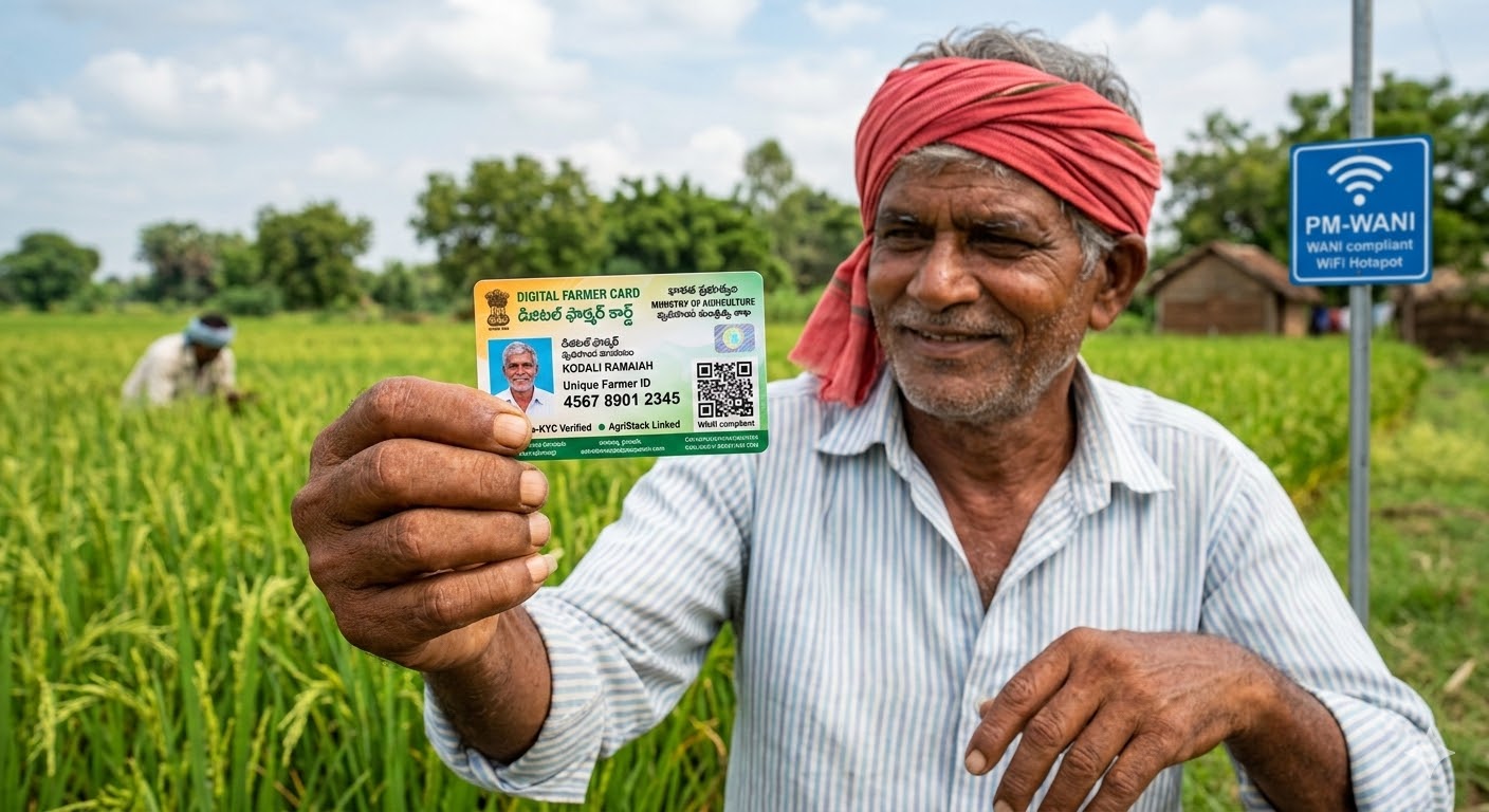 Digital Farmer Cards రైతులకు 9 కోట్ల డిజిటల్ ఫార్మర్ కార్డులు సిద్దం