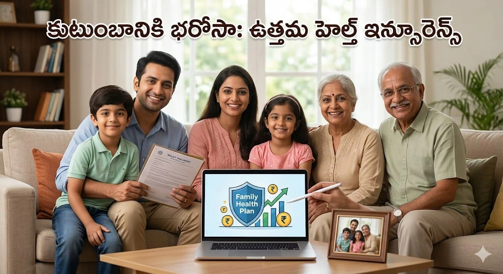 Health Insurance for Family కుటుంబం కోసం ఉత్తమ హెల్త్ ఇన్సూరెన్స్ ప్లాన్లు