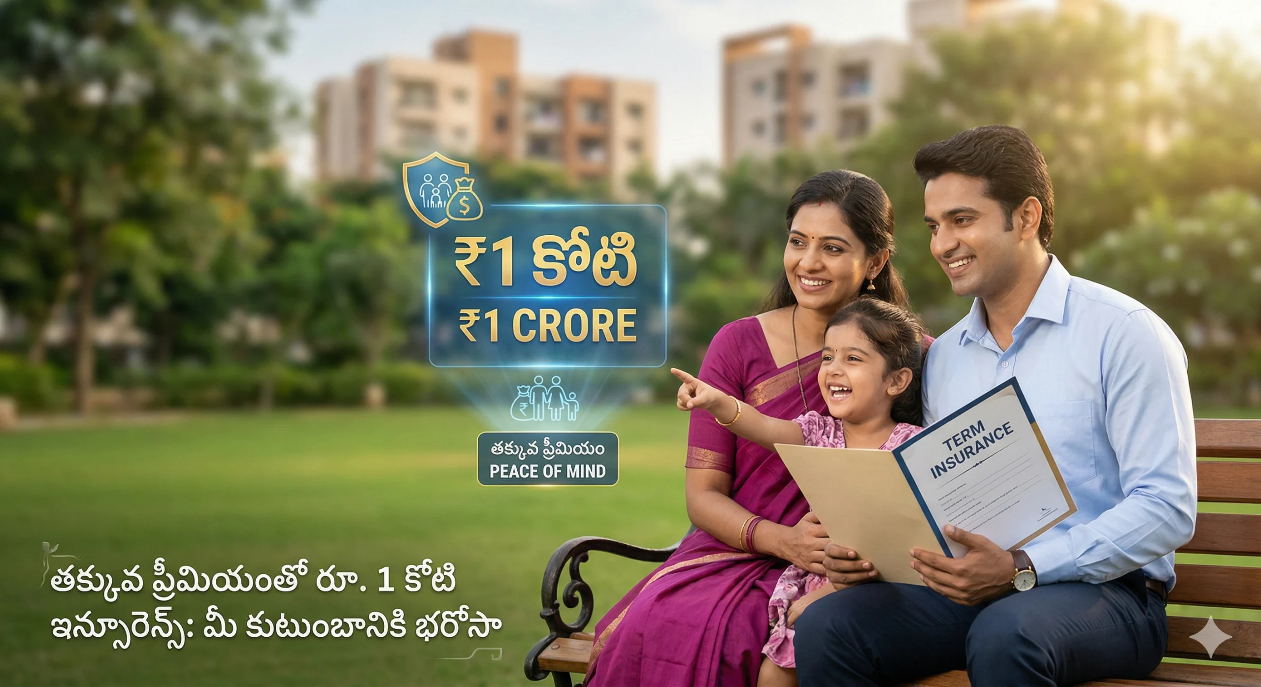 Term Insurance Plan తక్కువ ప్రీమియంతో రూ. 1 కోటి టర్మ్ ఇన్సూరెన్స్ ఎలా పొందాలి