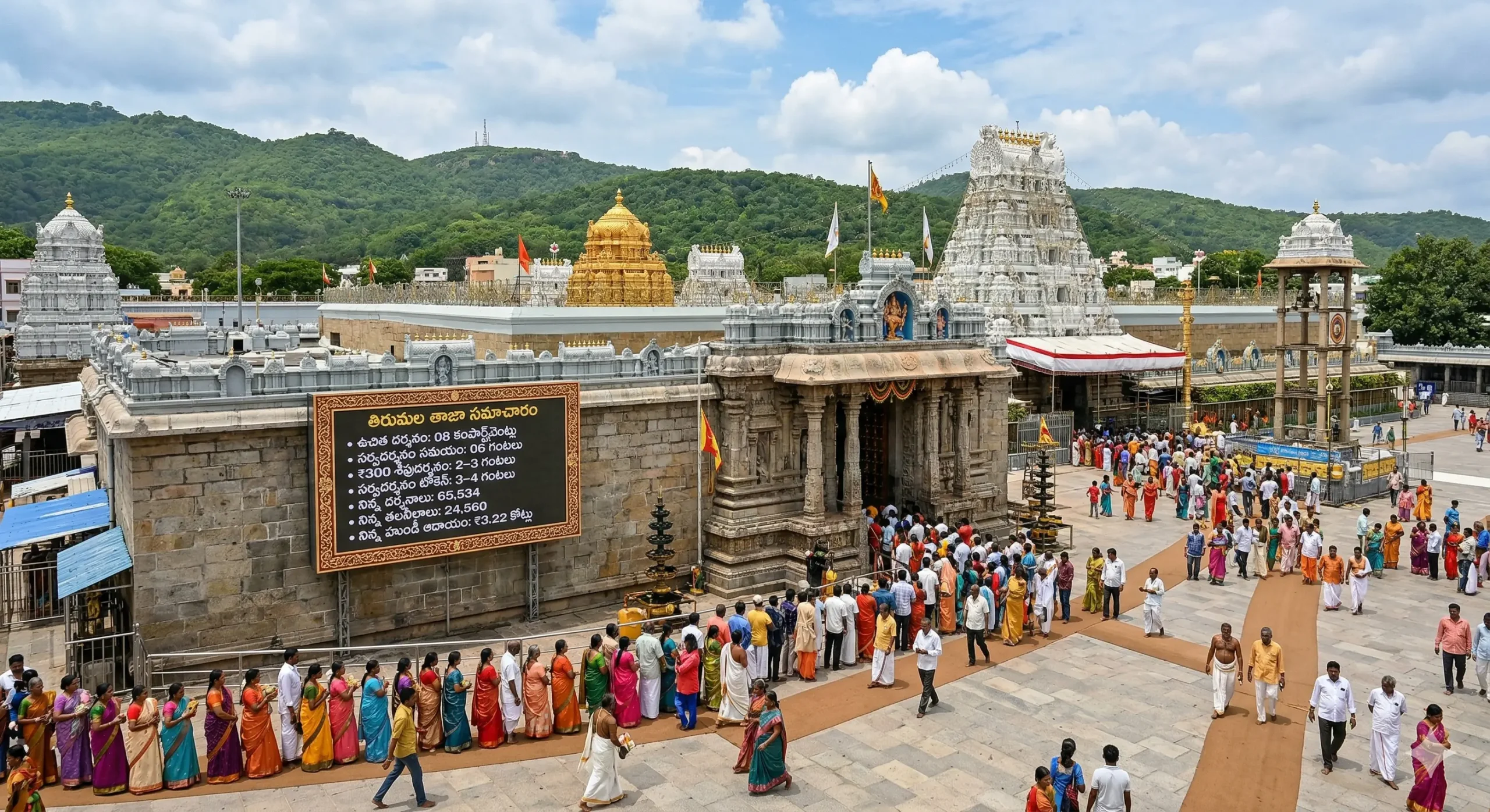 Tirumala Latest News తిరుమల స్వామివారి దర్శనానికి ఎంత సమయం పడుతుందంటే
