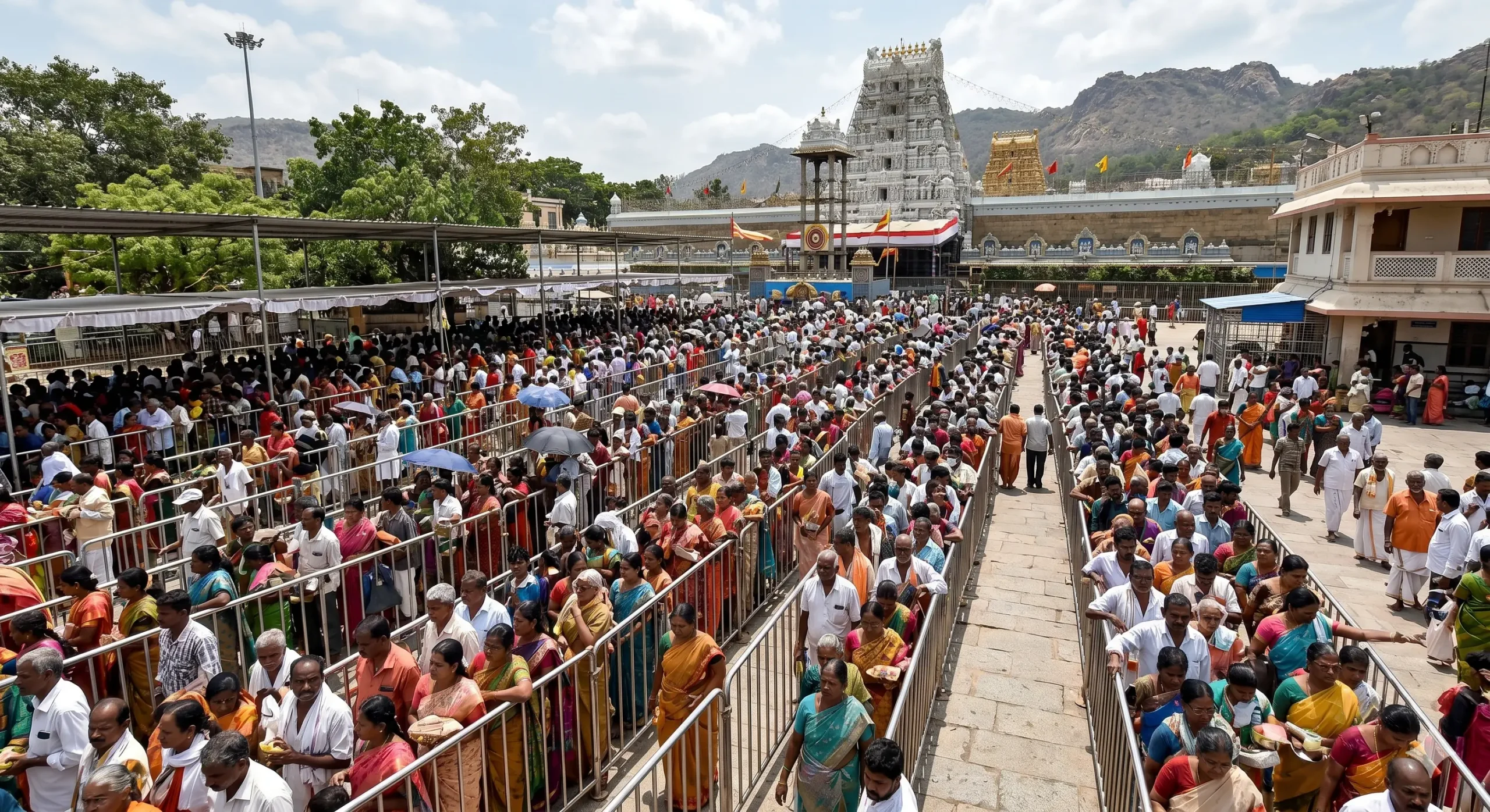 Tirumala News తిరుమలలో కొనసాగుతున్న భక్తుల తాకిడి