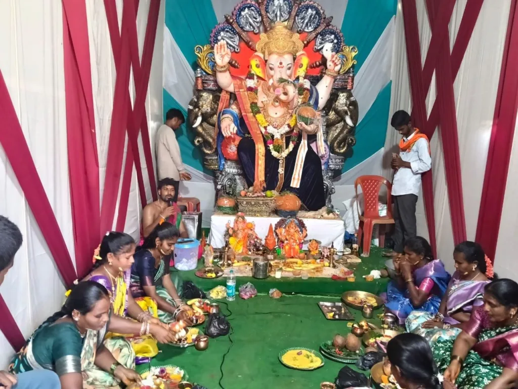 ఎల్లుపేటలో ఘనంగా వినాయక నవరాత్రి ఉత్సవాలు