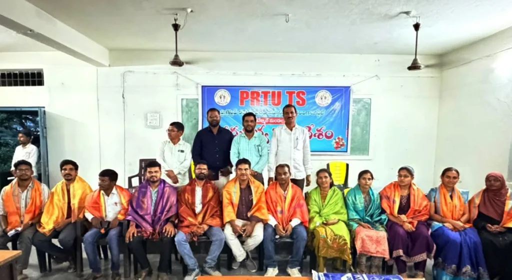 పీఆర్టీయూ టీఎస్ టేక్మాల్ మండల నూతన కార్యవర్గం ఏకగ్రీవ ఎన్నిక