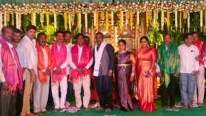 కొందుర్గులో ఎస్ఆర్ కన్వెన్షన్ హాల్ ప్రారంభంచిన మాజీ ఎమ్మెల్యే అంజయ్య యాదవ్