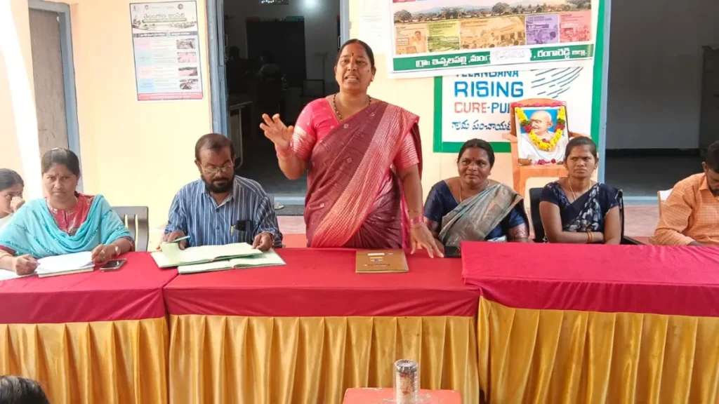 గ్రామ సభలతో సమస్యల పరిష్కారం : సర్పంచ్ మంజుల జంగయ్య