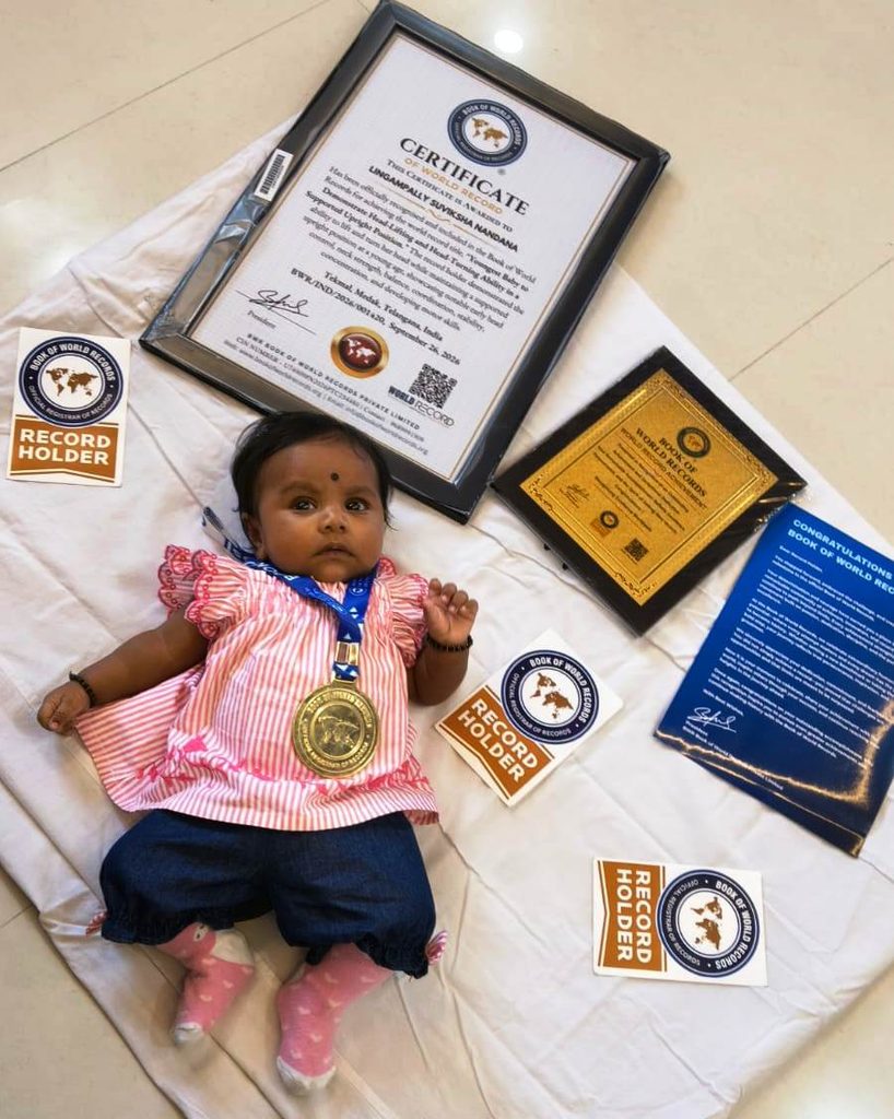 చిన్నారి సువిక్ష నందనకు ‘బుక్ ఆఫ్ వరల్డ్ రికార్డ్స్’ చిన్నారి సువిక్ష నందనకు ‘బుక్ ఆఫ్ వరల్డ్ రికార్డ్స్
