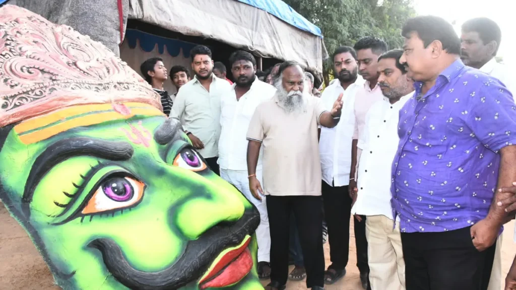 దసరా వేడుకల ఏర్పాట్లను పరిశీలించిన జగ్గారెడ్డి