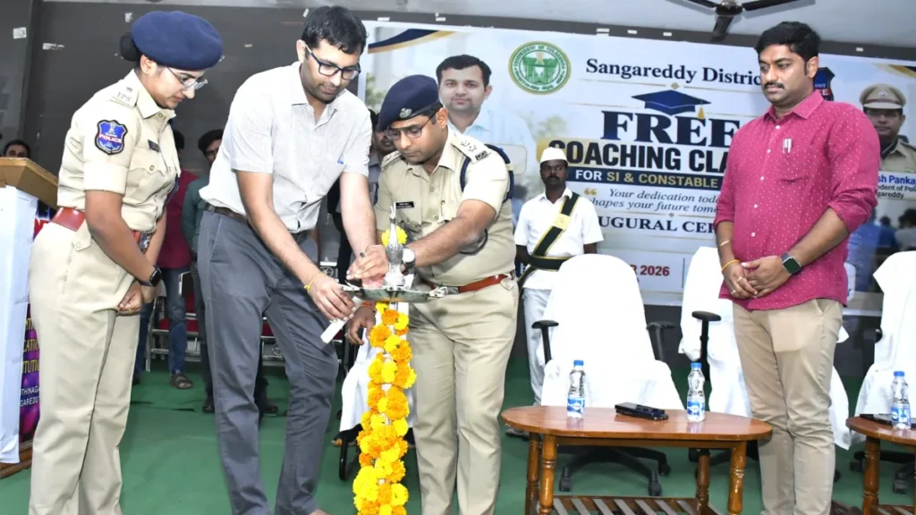 ఎస్ఐ, కానిస్టేబుల్ అభ్యర్థులకు ఉచిత కోచింగ్ ప్రారంభం ఎస్ఐ, కానిస్టేబుల్ అభ్యర్థులకు ఉచిత కోచింగ్ ప్రారంభం